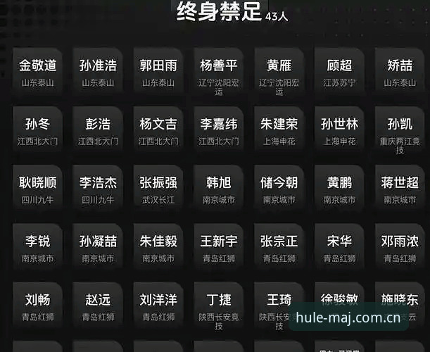 中国足协禁足名单vs行业自律：65名从业者终身禁赛与5年禁令全面对比